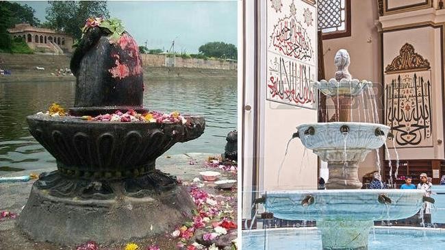 shivling and water fountain