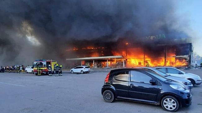 shopping mall burn