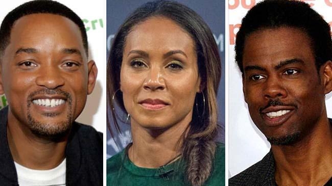 smith his wife and chris rock