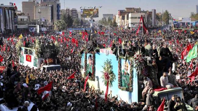 soleimani funeral iran