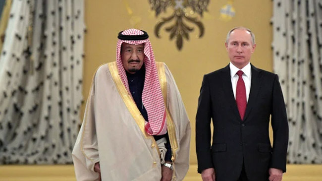 soudi king with putin