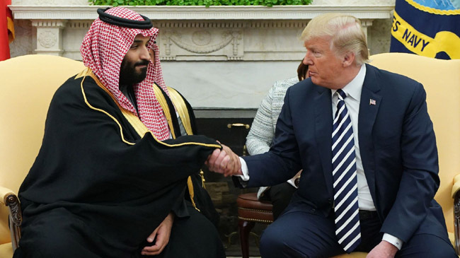 soudi prince salman with trump