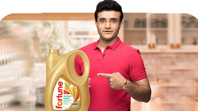 sourav ganguly ad fortune