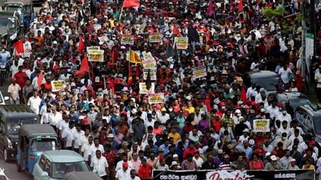 sri lanka opposition party march