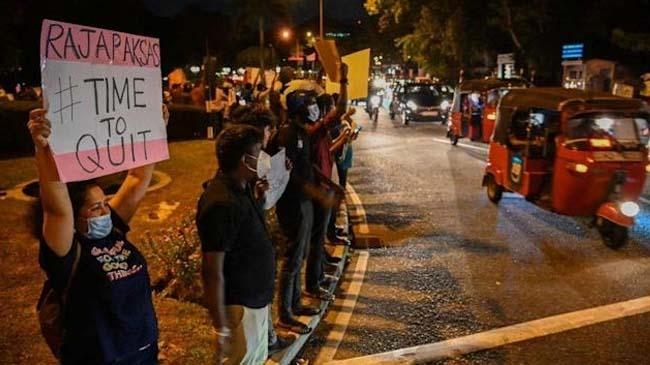 sri lanka protest