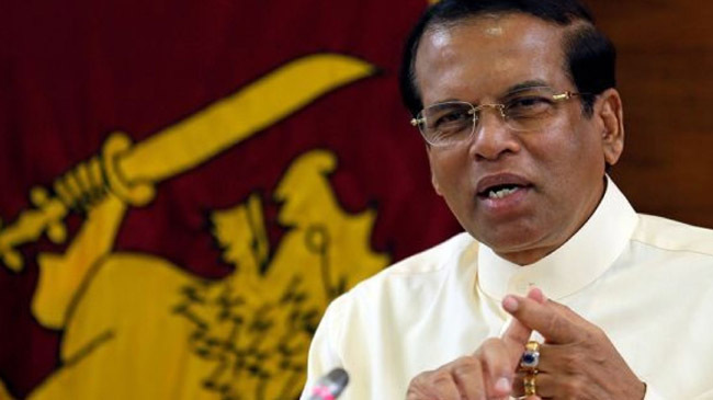 sri lankan president maithripala sirisena