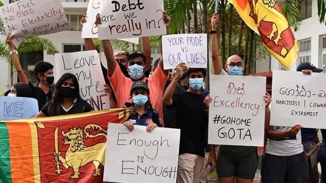 srilanka protest