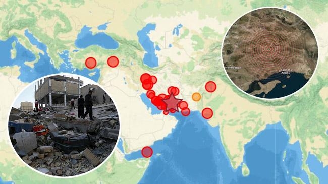 strong earthquake in iran