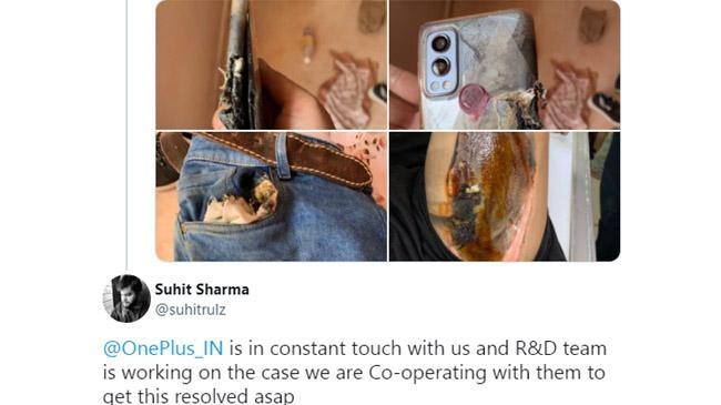 suhit sharma tweet oneplus india