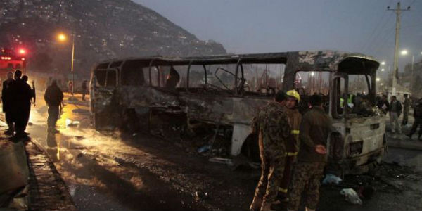 suicide attack on a bus