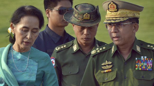 suu kyi army chief