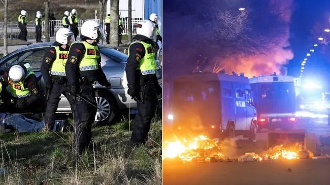 sweden far right anti islam rally