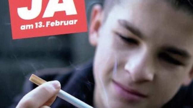 swiss yes campaign children smoke because tobacco advertising
