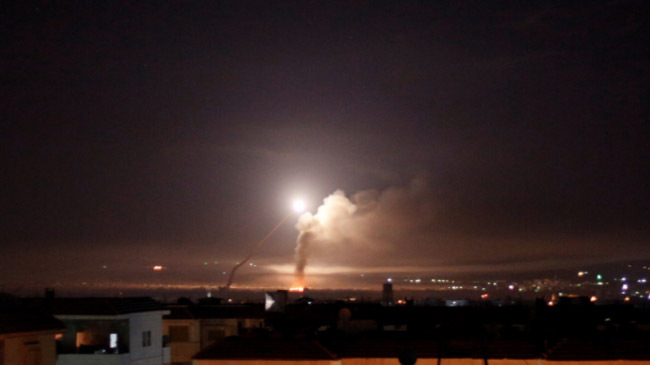 syria intercept israel strike inner