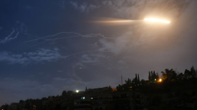 syria intercept israel strike