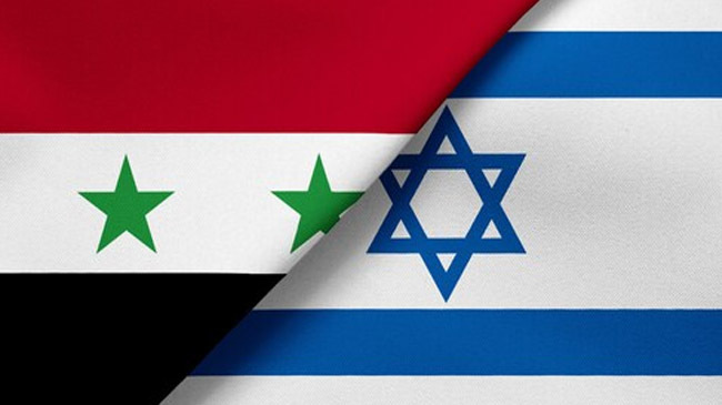 syria israel flag