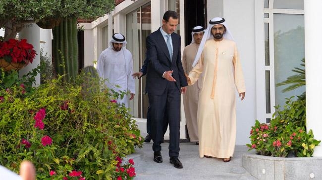 syrian president visit uae
