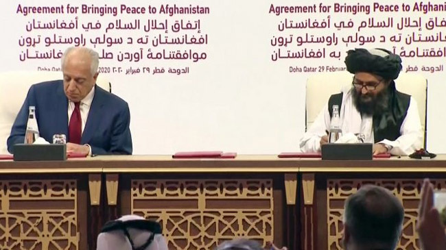 taliban deal with usa