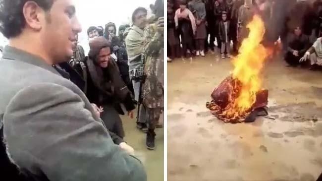 taliban fire music instruments