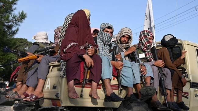 taliban petroling in car
