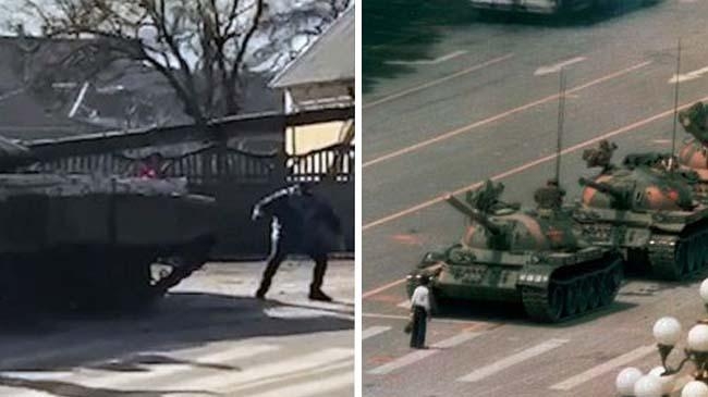 tank man and tienman