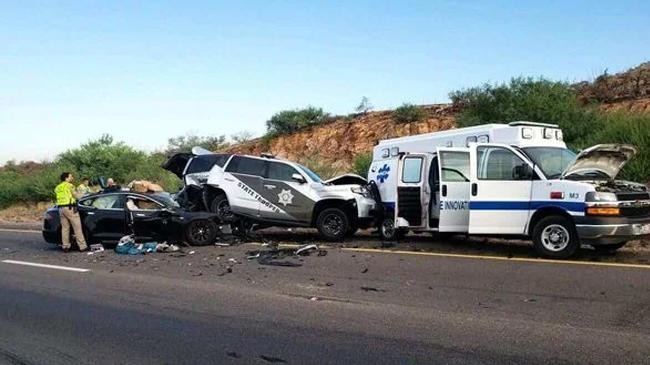 tesla car accident