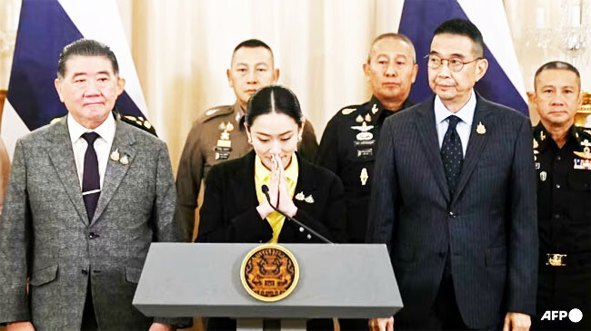 thai prime minister paetongtarn apologises