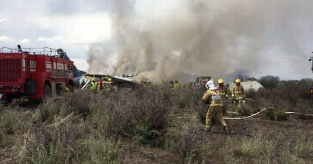 the plane crashed in mexico