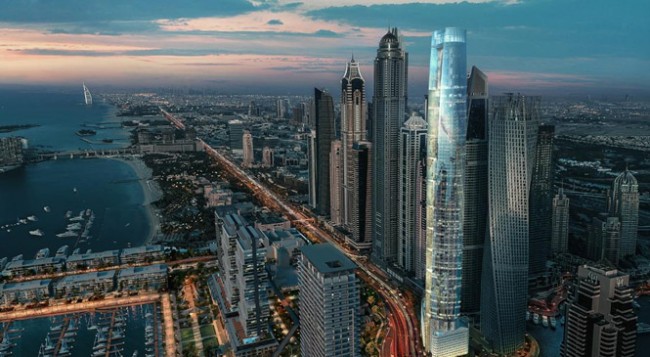 the world tallest hotel is being built in dubai