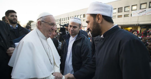 this is unjust to say islam is violent says pope