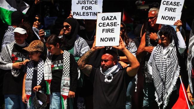 thousands of australians joined a pro palestinian march for gaza in sydney