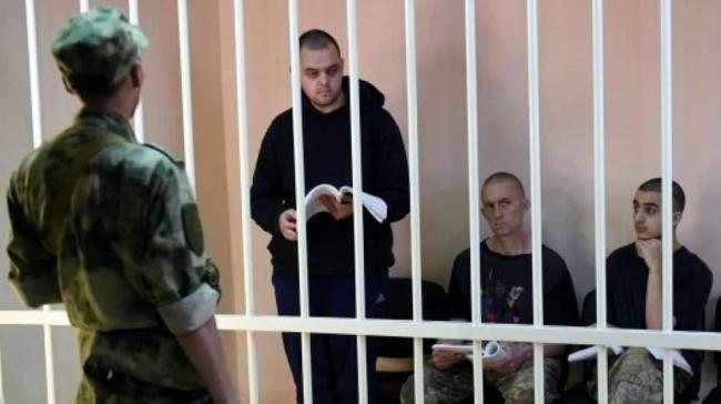 three foreigners in russian controlled ukraine