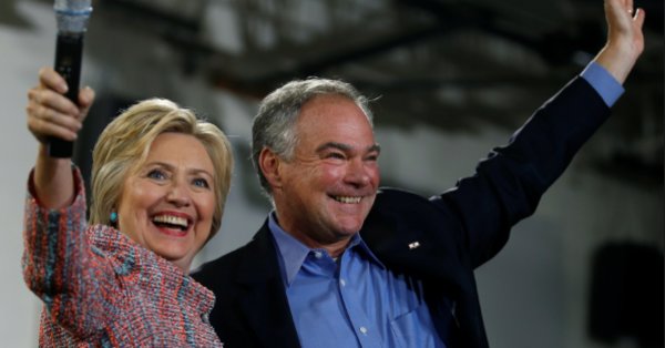 tim kaine running mate