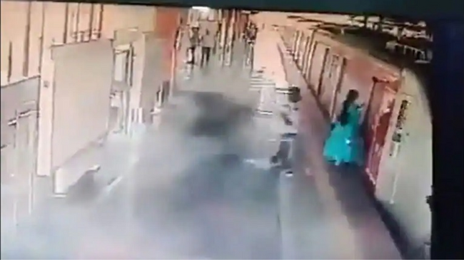 train accident at chakala station