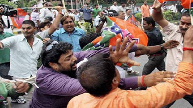 trinamool bjp clash in west bengal