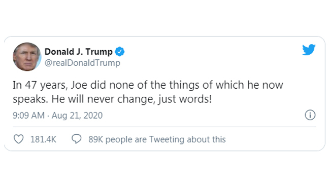 trum twiet