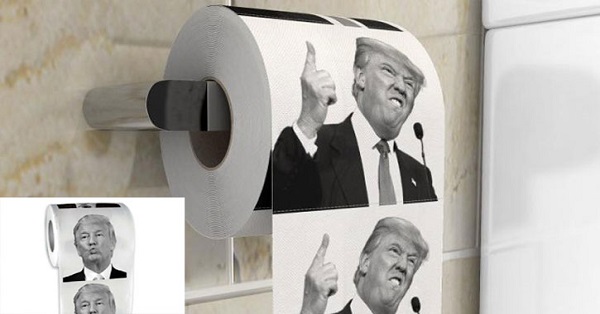 trump in toilet