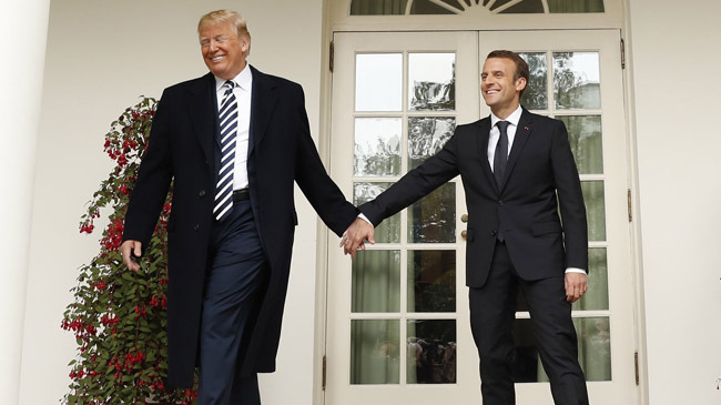 trump macron