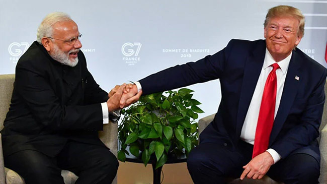 trump modi g7