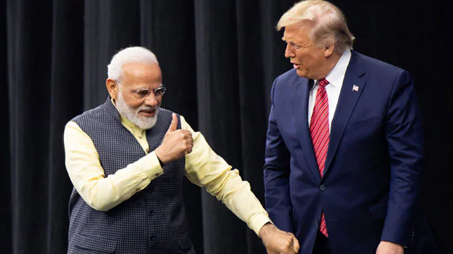trump modi taxas huston progaram