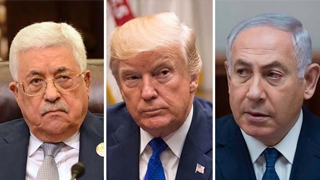 trump netanyahu abbas