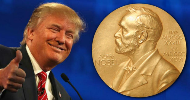 trump nobel prize