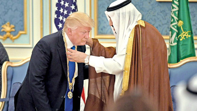 trump saudi king 1