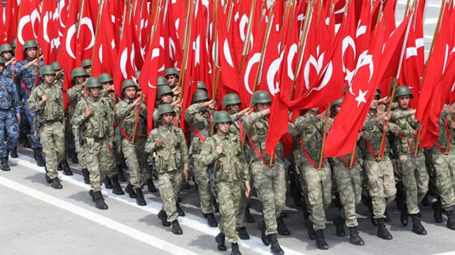 turkey army marching