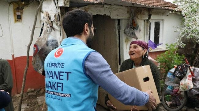 turkey diyanet foundation delivered aid
