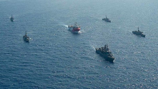 turkey naval drill mediterranean inner