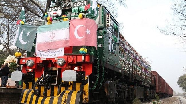 turkey pakistan iran train service