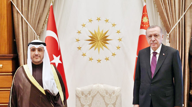 turkey president and kuwait foreign minister