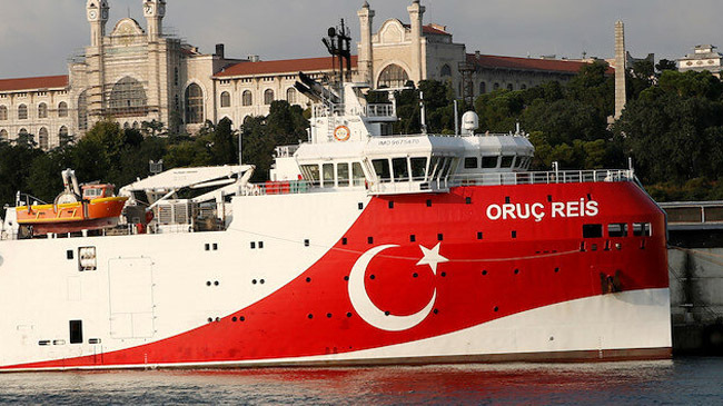 turkey ship oruce reis port