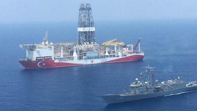 turkey ship searching oil gas